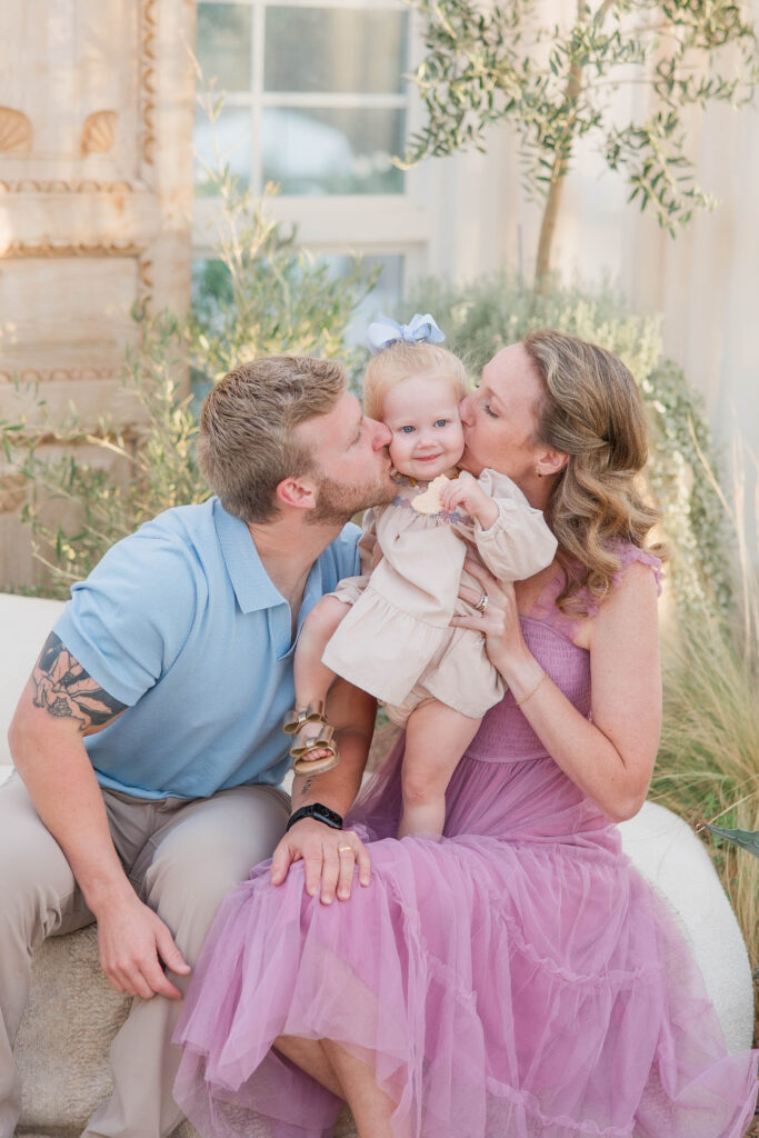 family photo session at fleurish greenhouse in taylorsville nc